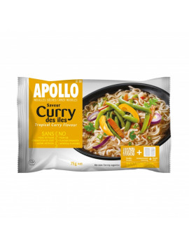 Nouilles Apollo Saveur curry exotique -  85g